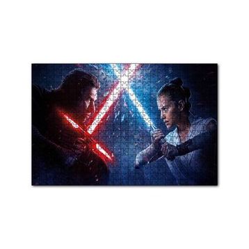 Cakapuzzle Starwars Rey Vs Kylo Ren 120 Parça Ahşap Puzzle