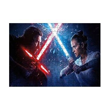 Cakapuzzle Starwars Rey Vs Kylo Ren 120 Parça Ahşap Puzzle