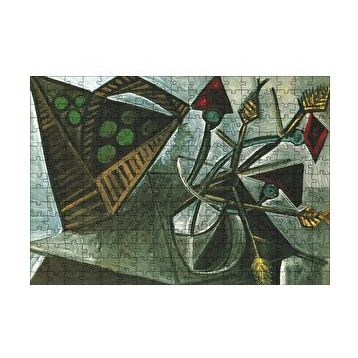 Cakapuzzle Still Life Bascket of Fruit1942 by Pablo Picasso 120 Parça Ahşap Puzzle