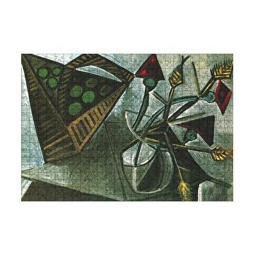 Cakapuzzle Still Life Bascket of Fruit1942 by Pablo Picasso 120 Parça Ahşap Puzzle
