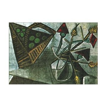 Cakapuzzle Still Life Bascket of Fruit1942 by Pablo Picasso 120 Parça Ahşap Puzzle