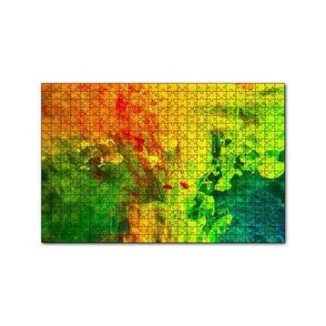 Cakapuzzle Suda Çöken Renkli Boyalar 120 Parça Ahşap Puzzle