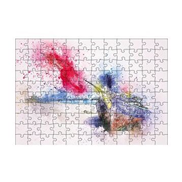 Cakapuzzle Suluboya Sandal 120 Parça Ahşap Puzzle