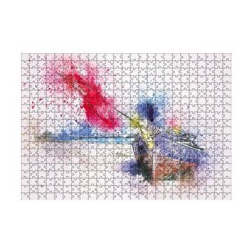 Cakapuzzle Suluboya Sandal 120 Parça Ahşap Puzzle