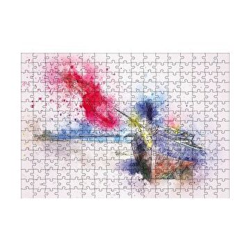 Cakapuzzle Suluboya Sandal 120 Parça Ahşap Puzzle