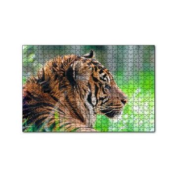 Cakapuzzle Sumatra Kaplanı Yakın Plan 120 Parça Ahşap Puzzle