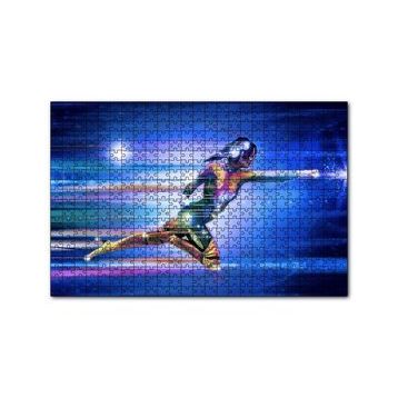 Cakapuzzle Süper Kahraman Kız İllüstrasyon 120 Parça Ahşap Puzzle