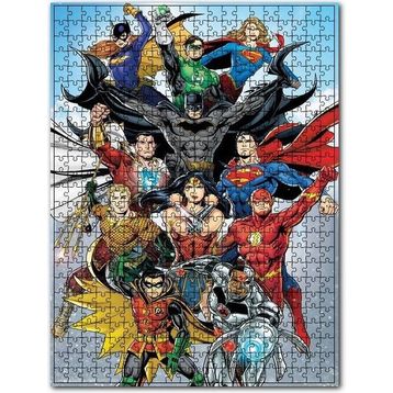 Cakapuzzle Süper Kahramanlar Bir Arada Ahşap 500 Parça Puzzle