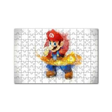Cakapuzzle Super Mario Çizim 120 Parça Ahşap Puzzle