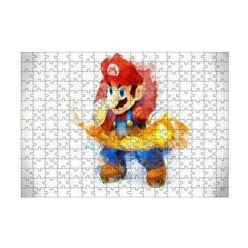 Cakapuzzle Super Mario Çizim 120 Parça Ahşap Puzzle