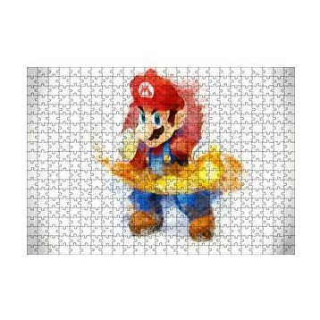 Cakapuzzle Super Mario Çizim 120 Parça Ahşap Puzzle