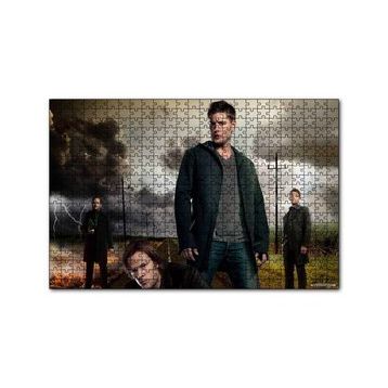 Cakapuzzle Supernatural Erkek Karakterler 120 Parça Ahşap Puzzle