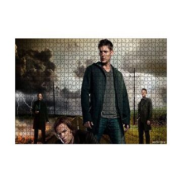 Cakapuzzle Supernatural Erkek Karakterler 120 Parça Ahşap Puzzle