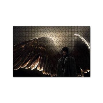 Cakapuzzle Supernatural Melek Kanatları 120 Parça Ahşap Puzzle
