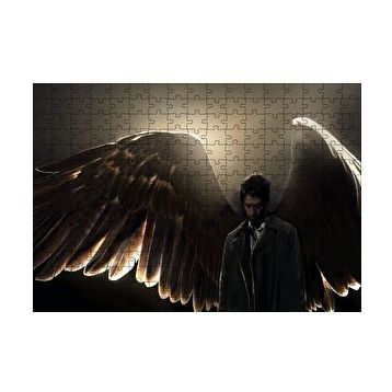 Cakapuzzle Supernatural Melek Kanatları 120 Parça Ahşap Puzzle
