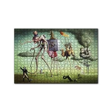 Cakapuzzle Sürreal İmgeler Absürd Çizimler 120 Parça Ahşap Puzzle