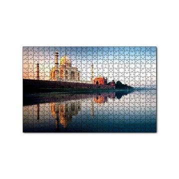 Cakapuzzle Tac Mahal ve Durgun Sudaki Aksi 120 Parça Ahşap Puzzle