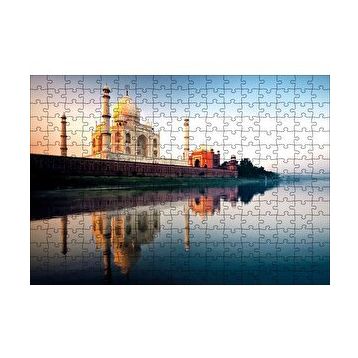 Cakapuzzle Tac Mahal ve Durgun Sudaki Aksi 120 Parça Ahşap Puzzle