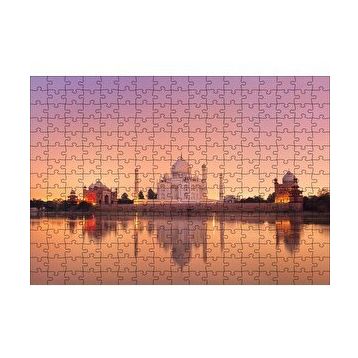 Cakapuzzle Tac Mahal ve Nehirdeki Aksi 120 Parça Ahşap Puzzle