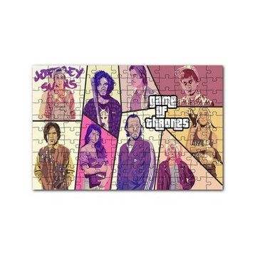 Cakapuzzle Taht Oyunları Gta Görsel 120 Parça Ahşap Puzzle