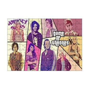 Cakapuzzle Taht Oyunları Gta Görsel 120 Parça Ahşap Puzzle