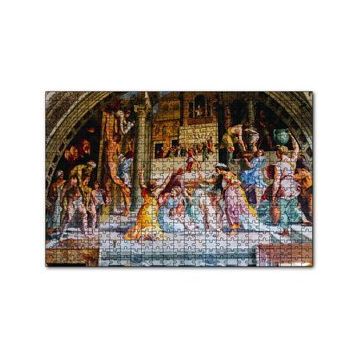 Cakapuzzle Tarihi Bina Duvar Resmi 120 Parça Ahşap Puzzle