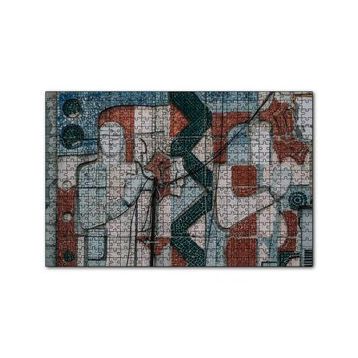 Cakapuzzle Tarihi Duvar Mozaiği Adam ve Kadın 255 Parça Puzzle
