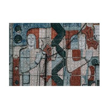 Cakapuzzle Tarihi Duvar Mozaiği Adam ve Kadın 255 Parça Puzzle
