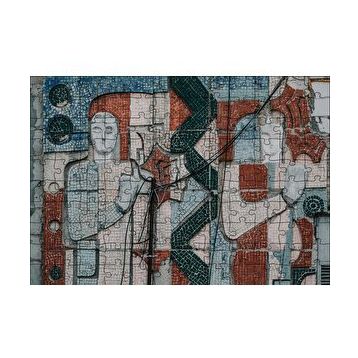 Cakapuzzle Tarihi Duvar Mozaiği Adam ve Kadın 255 Parça Puzzle