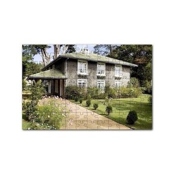 Cakapuzzle Taş Ev Görseli 120 Parça Ahşap Puzzle