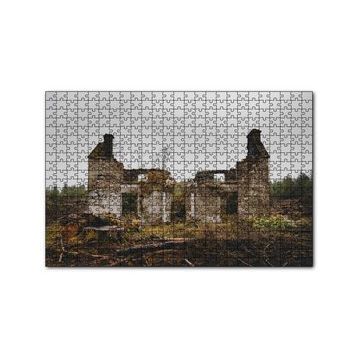Cakapuzzle Taş Evin Yıkıntıları 120 Parça Ahşap Puzzle