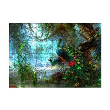 Cakapuzzle Tavuskuşları ve Fantastik Orman 255 Parça Puzzle