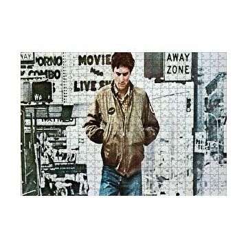 Cakapuzzle Taxi Driver De Niro Sokakta Yapboz MDF Puzzle