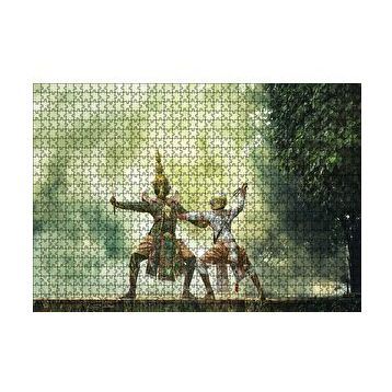 Cakapuzzle Tayland Sanatı 120 Parça Ahşap Puzzle