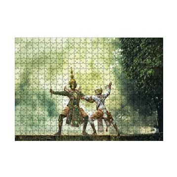 Cakapuzzle Tayland Sanatı 120 Parça Ahşap Puzzle