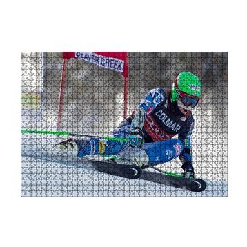 Cakapuzzle Ted Ligety Kayak Sporu 120 Parça Ahşap Puzzle