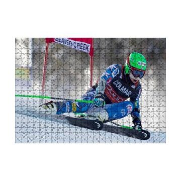 Cakapuzzle Ted Ligety Kayak Sporu 120 Parça Ahşap Puzzle