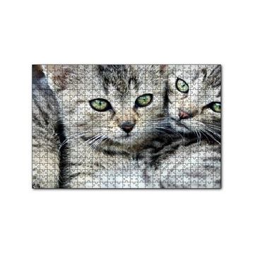 Cakapuzzle Tekir Yavru Kediler 120 Parça Ahşap Puzzle