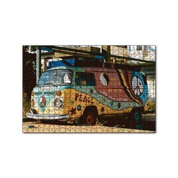 Cakapuzzle Terkedilmiş Hippi Minibüs 120 Parça Ahşap Puzzle