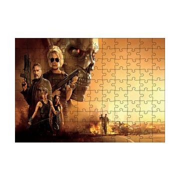 Cakapuzzle Terminator Dark Fate Kompozisyon 120 Parça Ahşap Puzzle