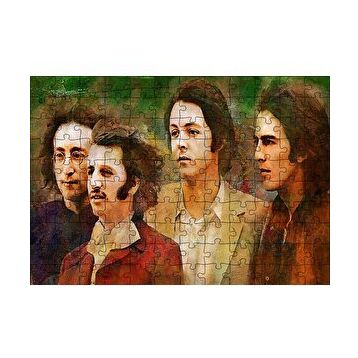 Cakapuzzle The Beatles Duvar Boyama 120 Parça Ahşap Puzzle