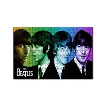 Cakapuzzle The Beatles Renk Geçişli Portre 120 Parça Ahşap Puzzle