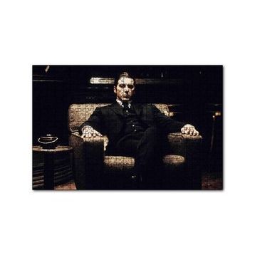 Cakapuzzle The Godfather Al Pacino Koltukta 120 Parça Ahşap Puzzle