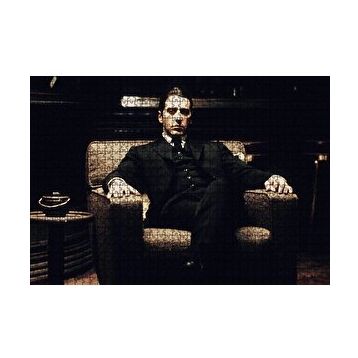 Cakapuzzle The Godfather Al Pacino Koltukta 120 Parça Ahşap Puzzle