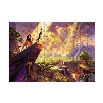 Cakapuzzle The Lion King 120 Parça Ahşap Puzzle