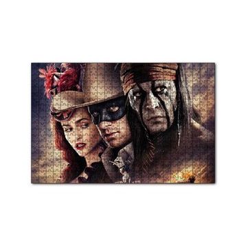 Cakapuzzle The Lone Ranger Filmi Görseli 120 Parça Ahşap Puzzle