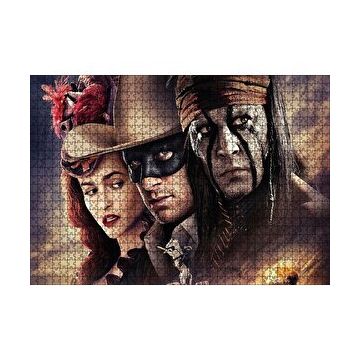 Cakapuzzle The Lone Ranger Filmi Görseli 120 Parça Ahşap Puzzle