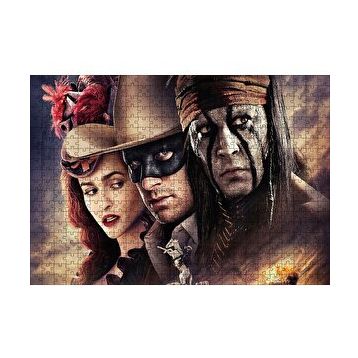 Cakapuzzle The Lone Ranger Filmi Görseli 120 Parça Ahşap Puzzle