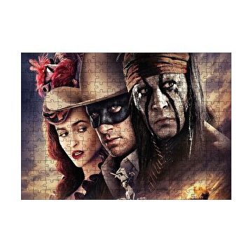 Cakapuzzle The Lone Ranger Filmi Görseli 120 Parça Ahşap Puzzle