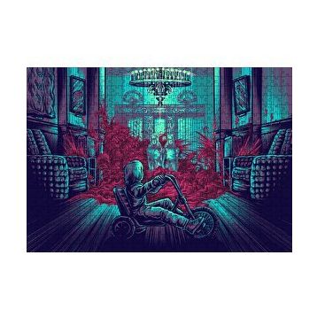 Cakapuzzle The Shining İkizler ve Bisikletli Çocuk 120 Parça Ahşap Puzzle
